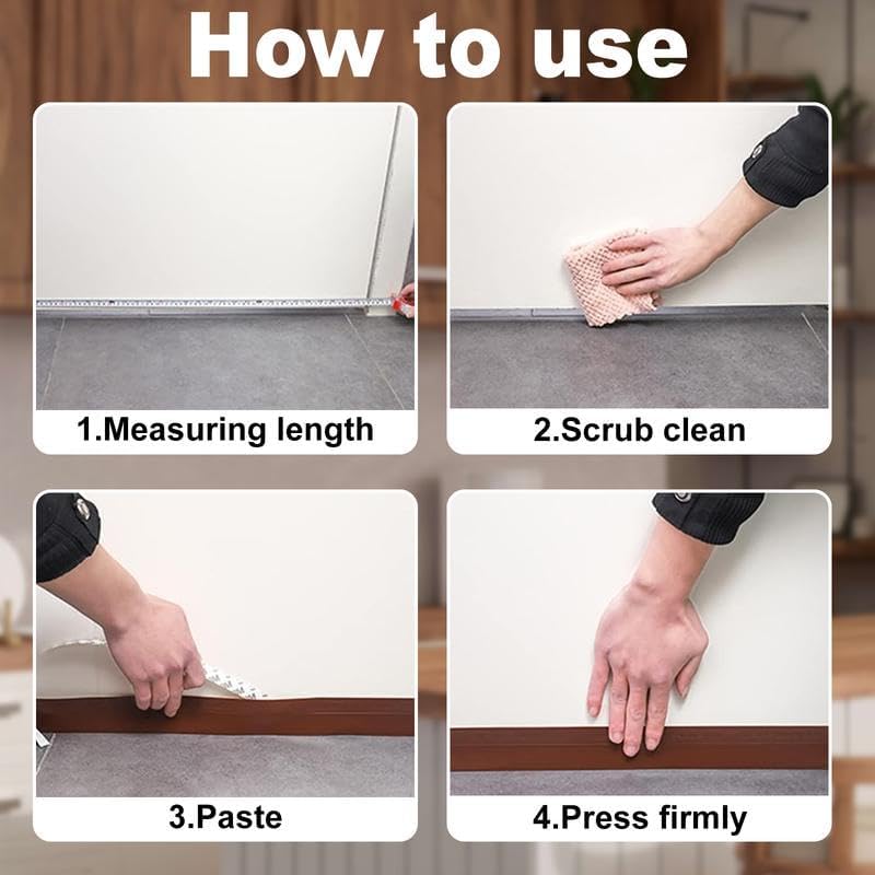 16.4Ft Door Weather Stripping, (1.38in Width) Weather Stripping Door Draft Stopper Adhesive Seal Strip Anti Draft Insulation Tape for Doors Windows and Shower Doors (1 PC)