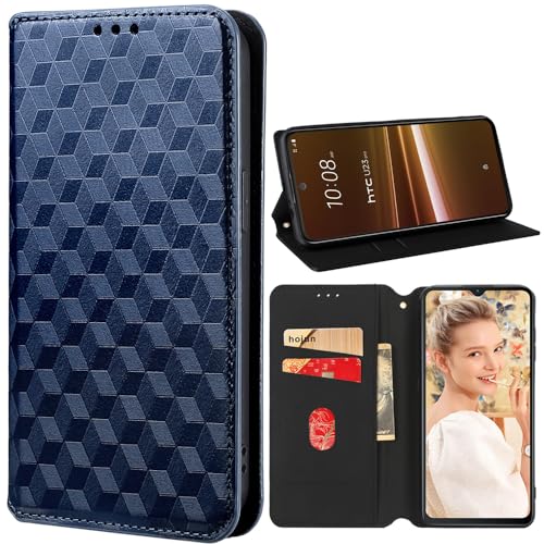 BaiFu Case for Oukitel C51 Wallet Case, PU Leather Magnetic Closure Flip Case Phone Case Compatible with Oukitel C51, Square4
