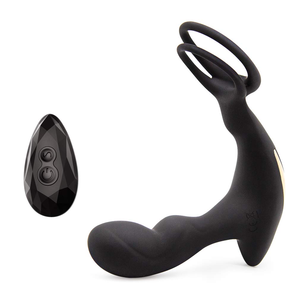 Vibromasseur Anal Et Anneau Pénis Vibrant 2 En 1 - Prostate, Rechargeable USB