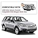 SOCKIR Headlight Assembly Fit for 2009 2010 2011 2012 2013 Subaru Forester Headlamp Replacement Right Passenger Side w/Bulbs