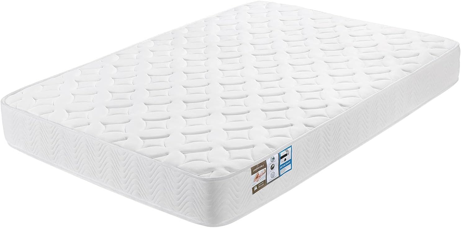 Yaheetech Mattress Double Pocket Sprung Mattress 9Zone Orthopaedic