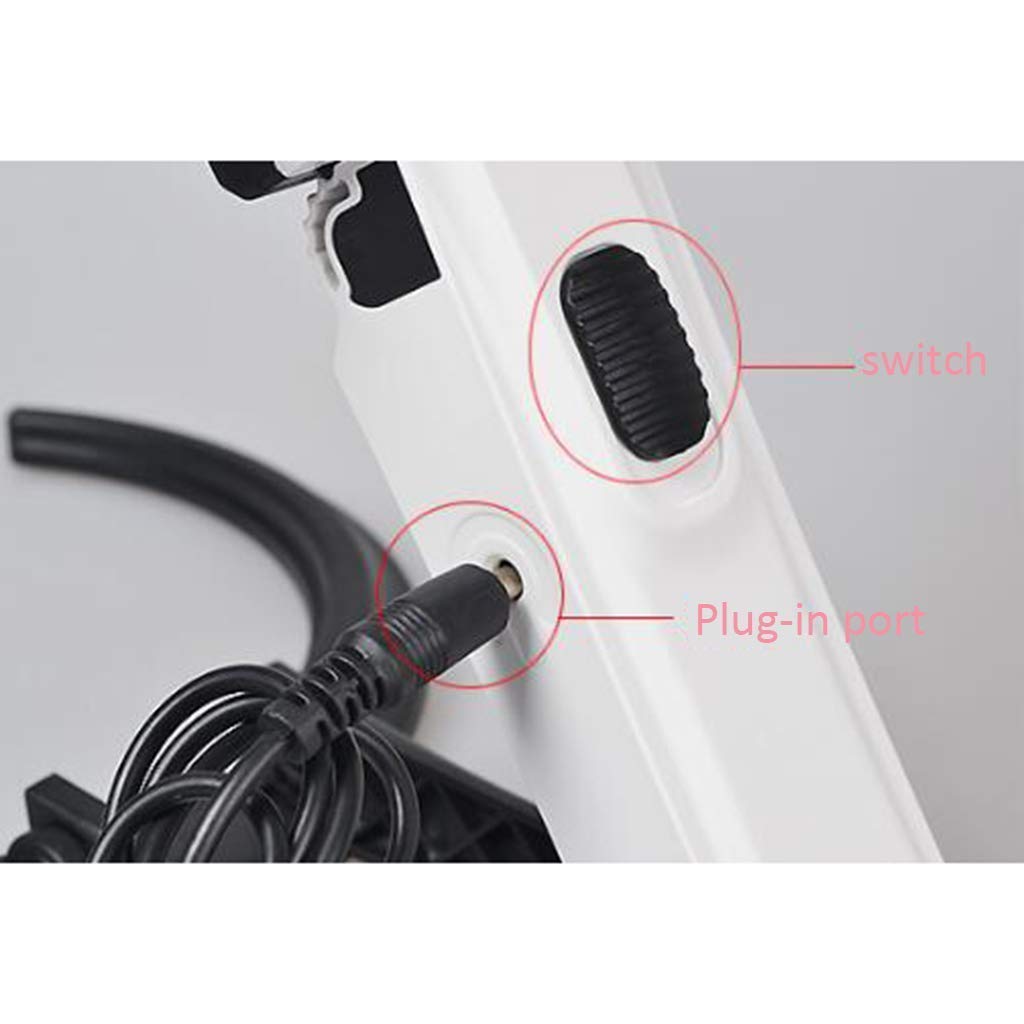 Multifunzione in Vetro ad Alta Definizione con Luce a LED Lente HD Bambini Anziani Lettura Lampada di Manutenzione Specchio di espansione Portatile Lente d'Ingrandimento da scrivania 5X 10x Needed