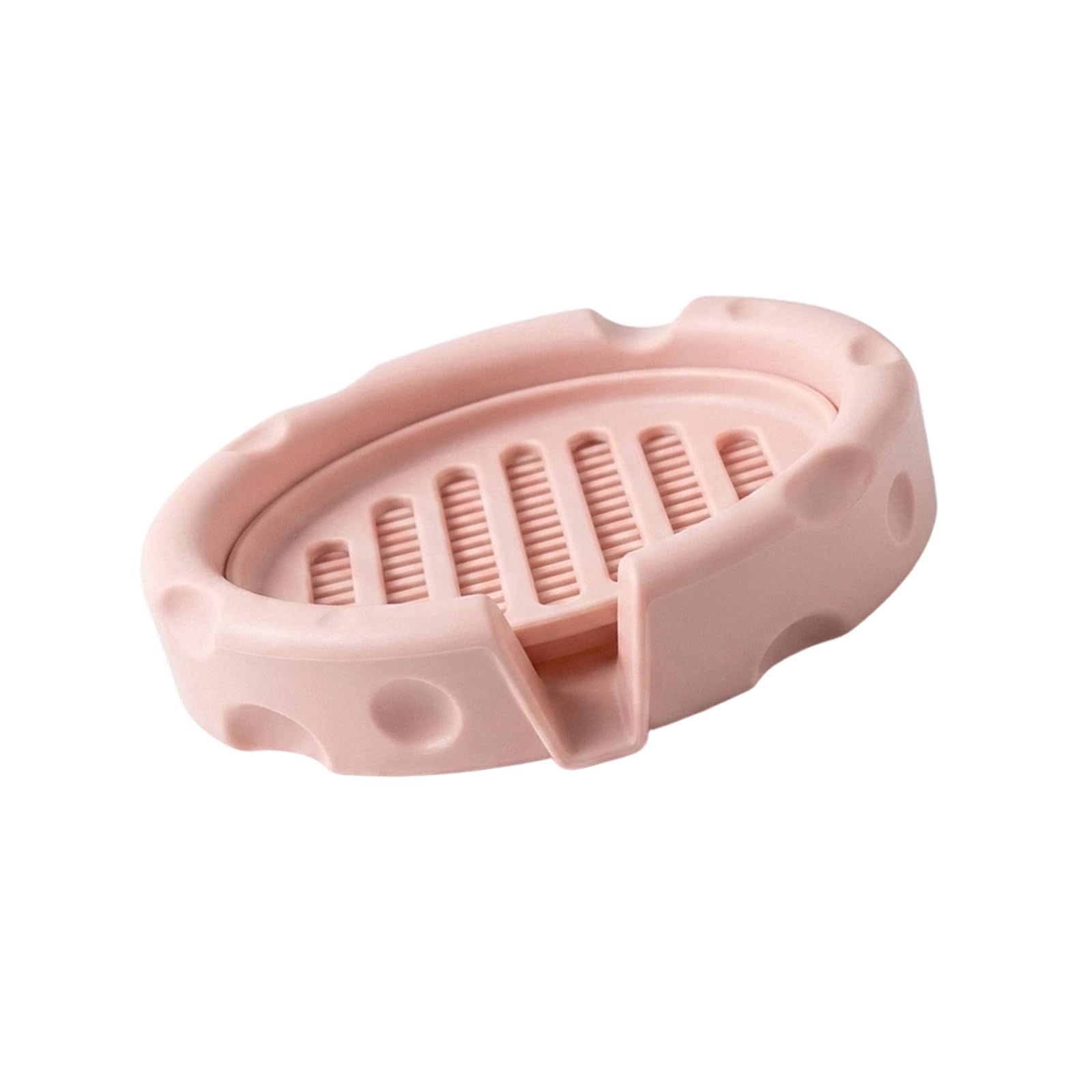 PANGBOER Cheese Shaped Bathroom Soap Holder Shape Soap Storage Rack with Drain for Kitchen Keep Dry Bathroom Holder Rack