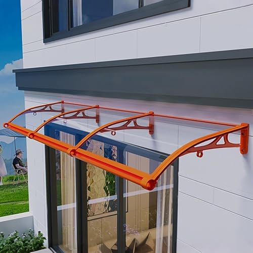 Toldo para puerta de ventana de policarbonato y refugio exterior 4