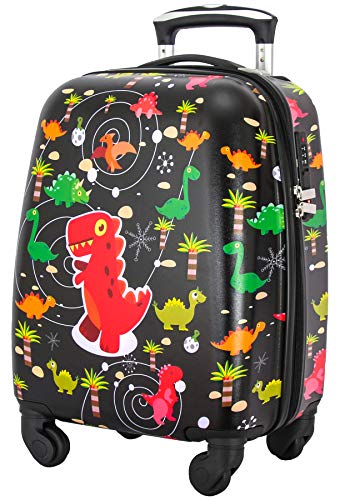 girls pull along suitcase