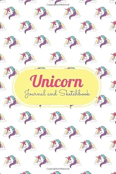 Paperback Unicorn Journal and Sketchbook Book