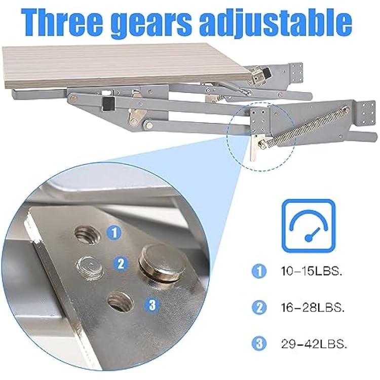 Mixer Lift for Cabinet-Appliance Lift-Heavy Duty Appliance Lift Assist Kitchen Cabinet Mechanism with Soft-Close for Small Kitchen Appliances, Zinc