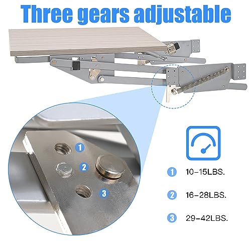 Mixer Lift for Cabinet-Appliance Lift-Heavy Duty Appliance Lift Assist Kitchen Cabinet Mechanism with Soft-Close for Small Kitchen Appliances, Zinc by Tcomhk - Image 3