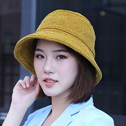 Chapeau tricoté grande taille élastique et chapeau pêcheur rond plat