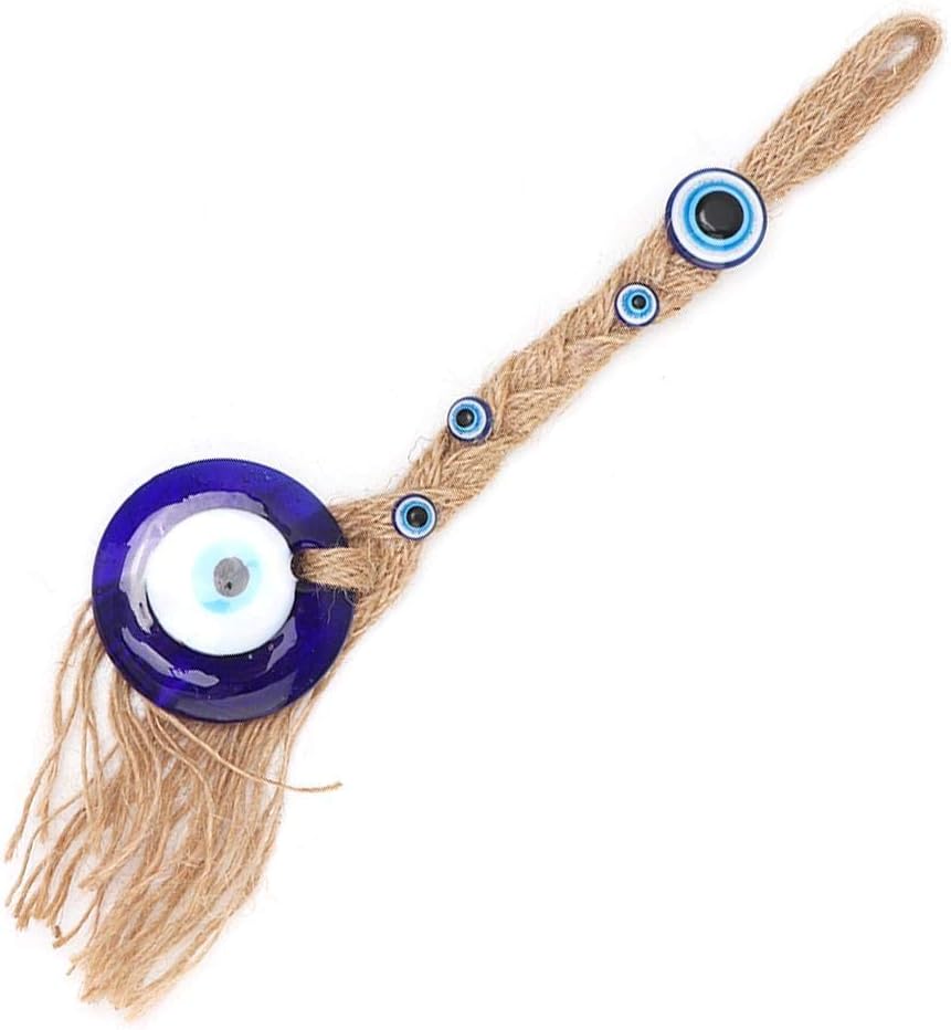 Evil Eye Hanging Decor Evil Eye Talisman Turkish Glass Amulet, Evil Eye Wall Ornament, for Home Decoration for Wall-Hanging Decorative Hanging Ornaments Home Decor Products