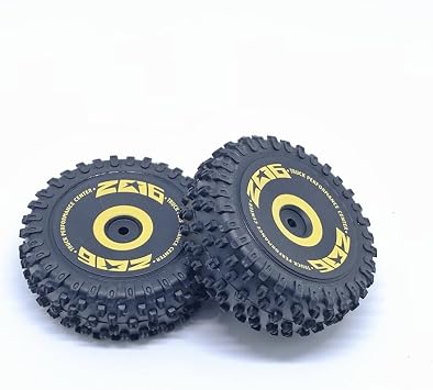 KingVal Yedek 2 ADET Ön + 2 Adet Arka Tekerlek Lastiği RC Parçaları WLtoys 144010 1/14 RC Araba ile Uyumlu