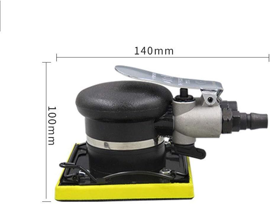 Hand-held Pneumatic Sander, 100 * 110mm Square Sandpaper Machine, Sanding Sheet Metal Polishing, Stone Grinding