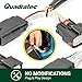 Quadratec Plug & Play Tow Hitch Wiring Harness - Fits Jeep Wrangler JL, JLU 2018-2023 - No Cutting or Splicing Required - Compatible with Factory & Aftermarket Hitches