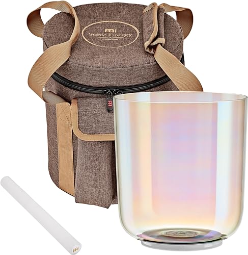 MEINL �}�C�l�� Sonic Energy Collection �G�b�Z���X�E�N���X�^���E�V���M���O�{�E�� Essence Crystal Singing Bowls 15cm Solarplexus Chakra 329.63Hz/E4 ECSB6E