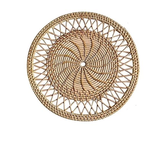 Tischset Tischsets, handgefertigt, Rattan-Gewebe, Untersetzer, Moderne...