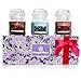 Produktbild The Gift Box Duftkerze Geschenk-Set mit 3 Kerzen in einem Glas Perfekt für Weihnachten. Machen Sie Duftkerzen ultimative Geschenke für Damen, Große Geschenke für Sie für die Frau (Honeysheen)