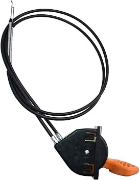 Throttle & Choke Control Cable & Lever Assembly Fit JOHN DEERE AM136026 X500 X520 X540