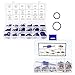 Sheeno Lot de 40 embouts de valve A/C R12 R134a pour climatisation automobile et 270 joints toriques 18 tailles