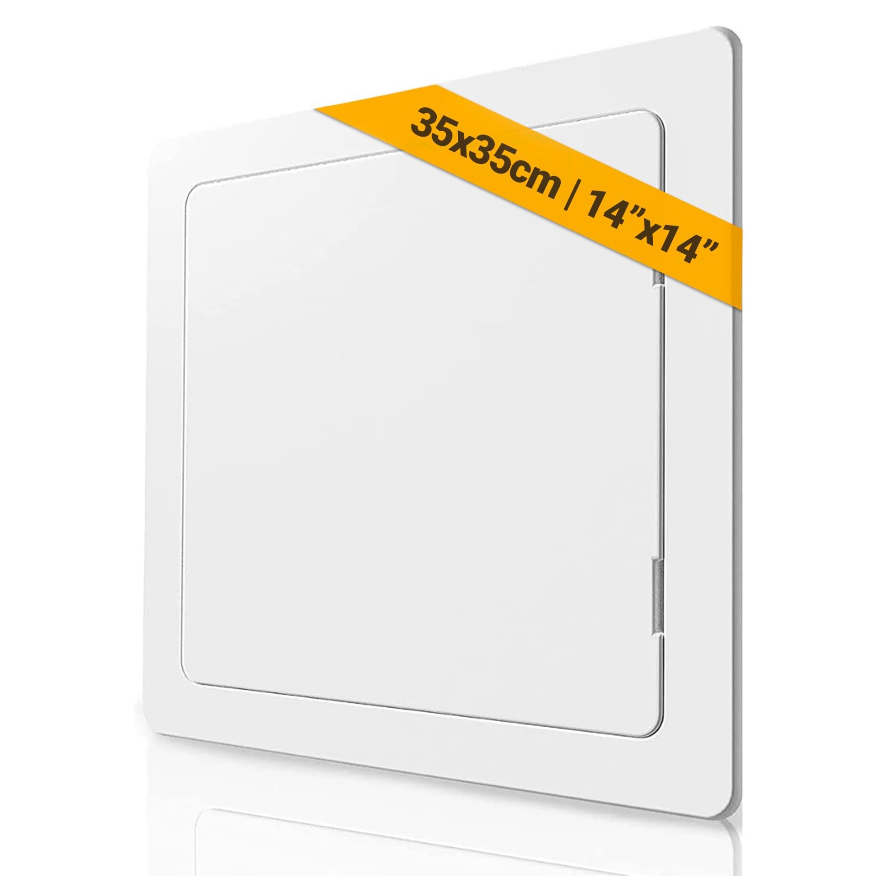 350 x 350 mm dopasowanie powierzchni panelu dostępowego (35 x 35 cm) ABS plastik inspekcyjny właz dostęp do luku podtynkowego kontrola klapka serwisowa właz do malowania - krany, zawory, okablowanie, drzwi licznika