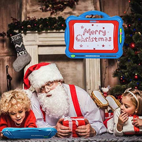 Tomons Magnetic Drawing Board , Doodle Board with Multi-Colors Drawing Screens, Erasable Sketch Writing Pad for Kids Toddler Boy Girl