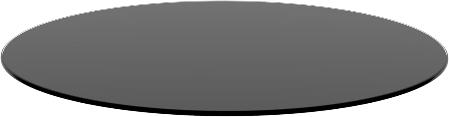 Round Glass Table Top - 1/4" Thick Tempered Glass Surface, Safe Flat Polished, Round Polished Edge, Multipurpose for Dining Table, Patio, Coffee and End Table (36 Inch)