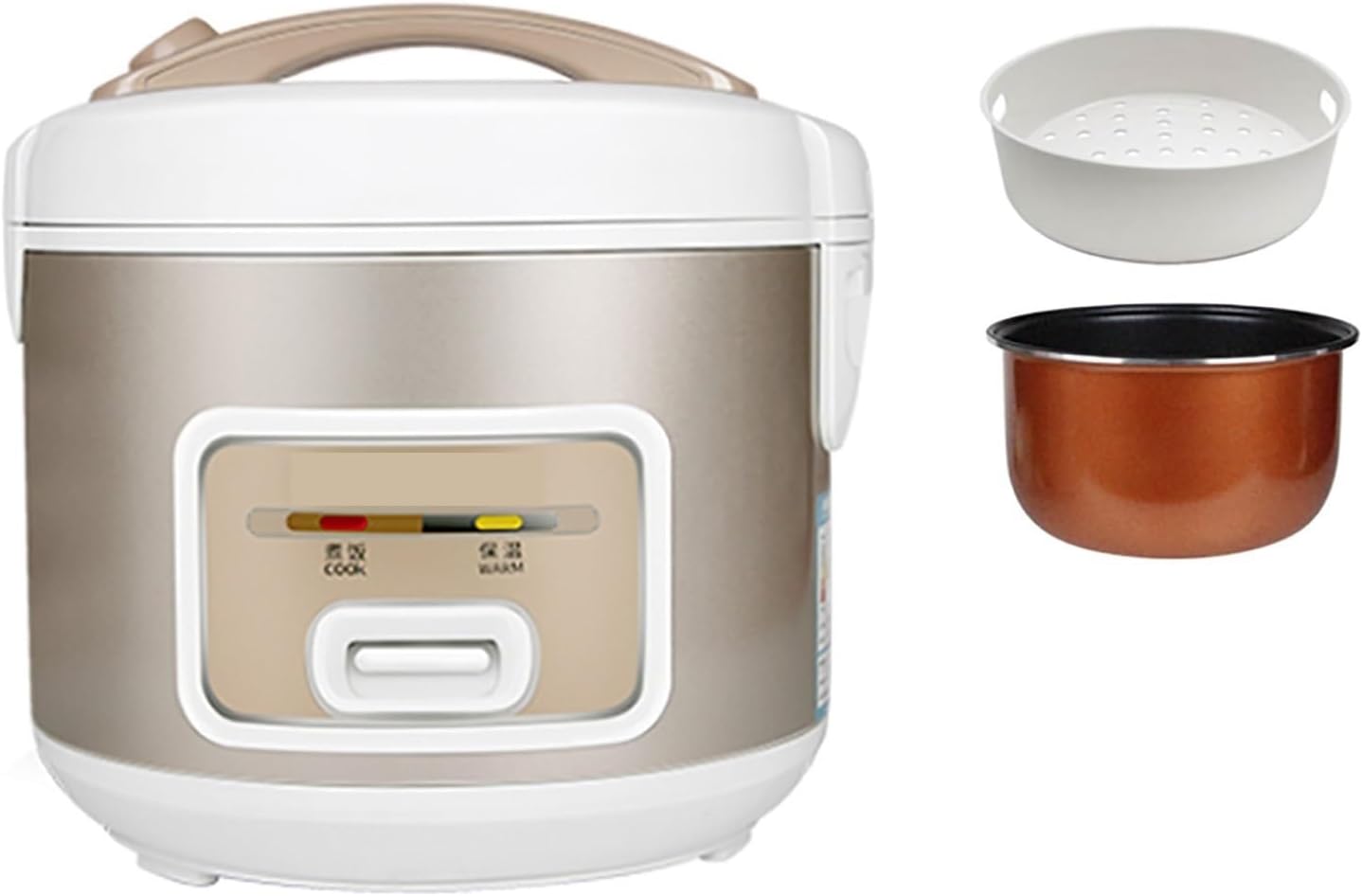 Rice Cooker (2-5L) Household Multifunctional Old-fashioned Rice Cooker, One-button Switch, Automatic Heat Preservation, for 1-6 People 220-240V US/EU(2L)