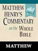 Matthew Henry's Commentary on the Whole Bible-Book of