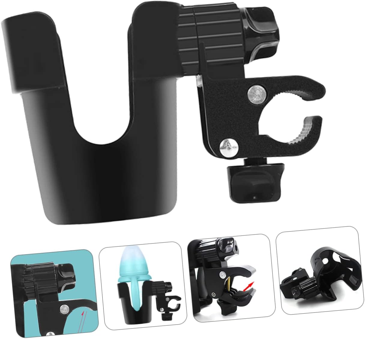 Toddmomy 2pcs Water Bottle and Cup Holder for Stroller Stroller Accessory for Drinks Material Compatible