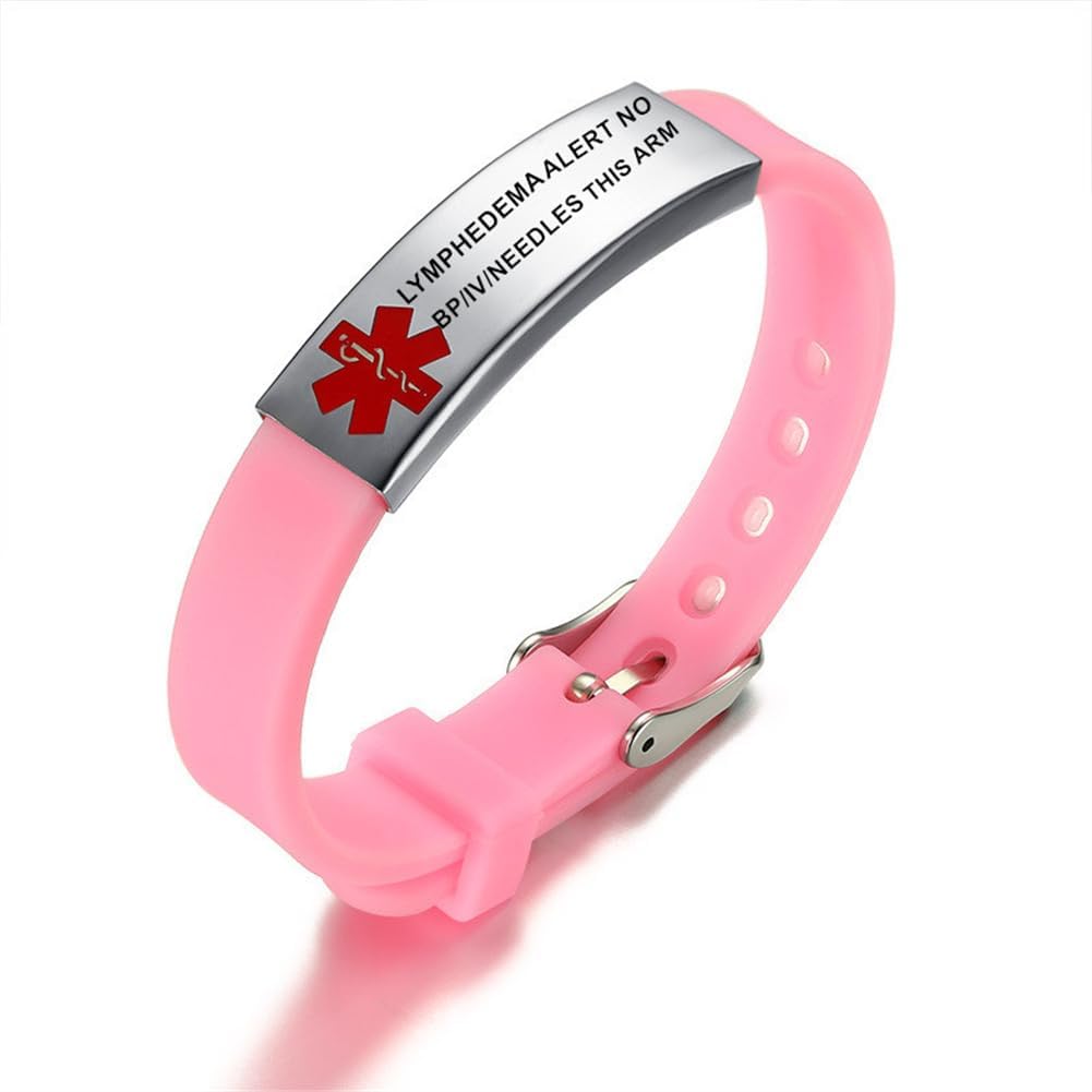 Personalized Lymphedema Alert Bracelet Breast Cancer Kenya Ubuy