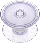 PopSockets PopGrip - Élargissement du support et de la poignée avec le dessus swappable - PopGrip Lavande poussiéreuse végétale