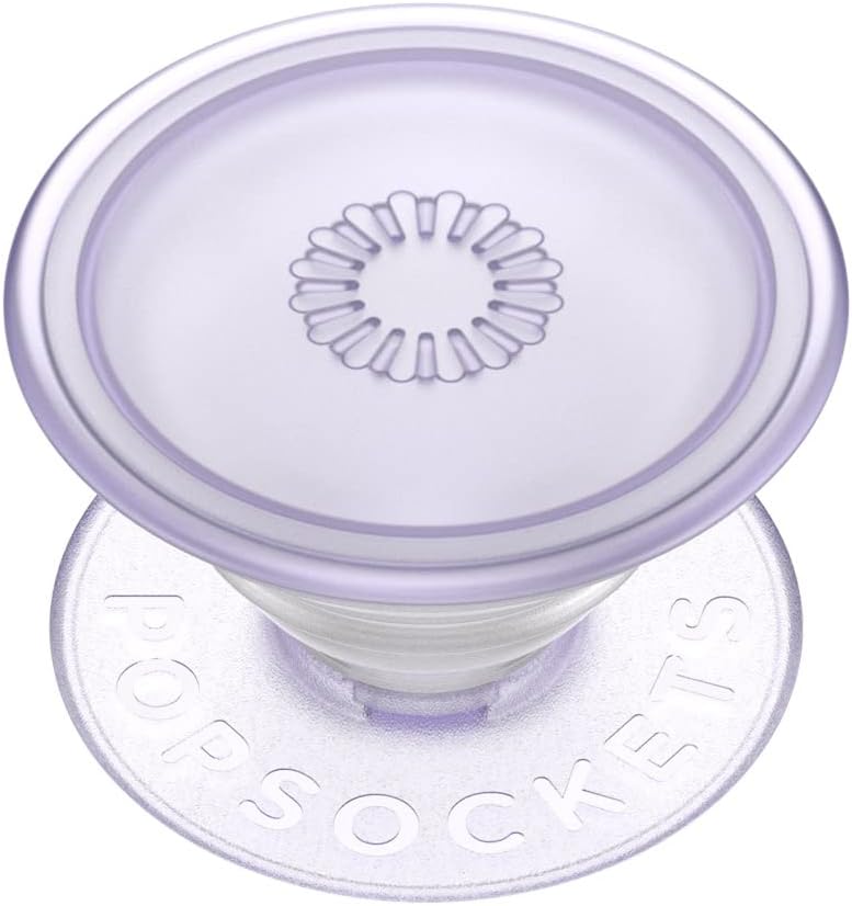 PopSockets: PopGrip Plant - Expanding Stand and Grip Made with Plant Based Materials with a Swappable Top for Smartphones and Tablets - Dusty Lavender