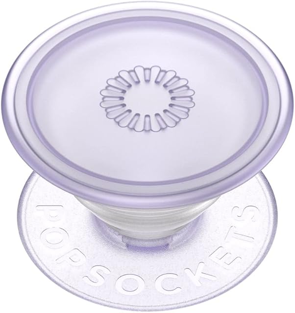 PopSockets: PopGrip Plant - Expanding Stand and Grip Made with Plant Based Materials with a Swappable Top for Smartphones and Tablets - Dusty Lavender
