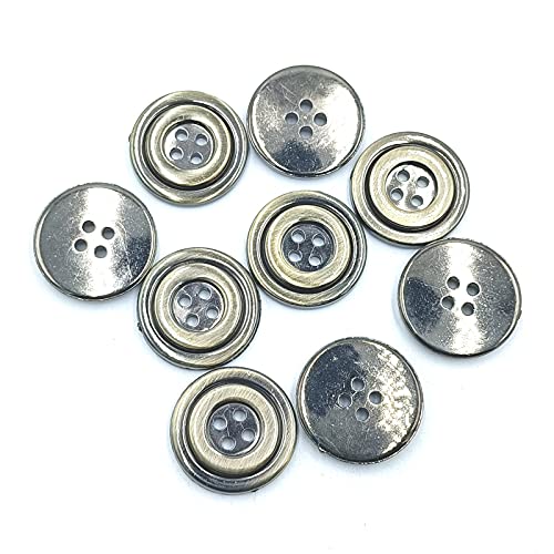 20Pcs Round Craft Buttons Sewing Fasteners Buttons For Diy Crafts Children's Manual Button Christmas Decoration 4 Holes 25Mm #TOP1