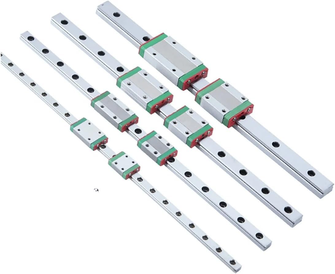 マイクロリニアガイドレールMGN7 MGN9 MGN12 MGN15 100 300 500 600mm用MGN9リニアガイド2個+