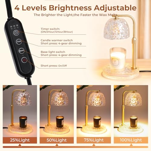 52% Off Lsctiff Candle Warmer Lamp - Adjustable Height, Dimmable - Image 3