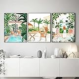 Tecnología de impresión Giclée: utilizando tintas de calidad de archivo en lienzos de primera calidad, la impresión giclée garantiza detalles increíbles, calidad fenomenal y colores vibrantes. Colores saturados hasta 100 años.