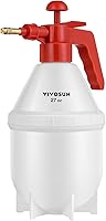 VIVOSUN 27oz Handheld Pump Sprayer with Adjustable Brass Nozzle - Garden Plant Watering, Weed Control & Cleaning Tool, Red