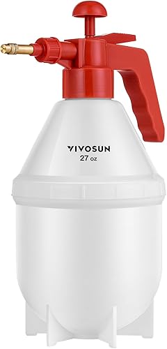 VIVOSUN - Pulverizador de mano para jardín de 50 fl oz, pulverizador de agua a presión, pulverizador de mano de 50 fl oz para césped y jardín (50 fl