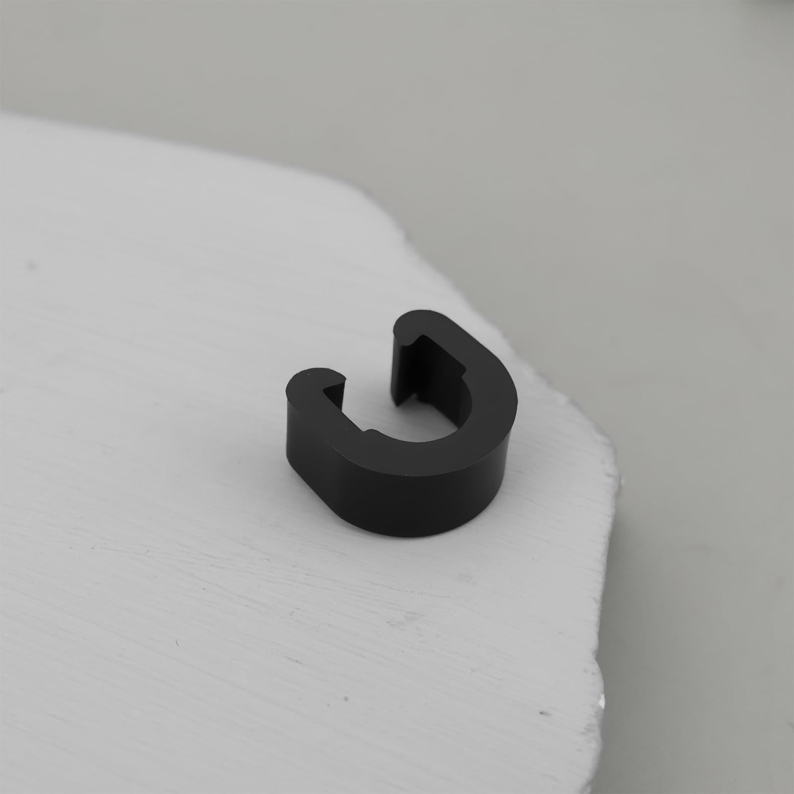 Fahrrad-C-Clips, 12 x 11 x 6 mm, Gehäuse-Schlauchführungsschellen für hydraulische Bremsleitungen und mechanische Bremskabel, 50 Stück