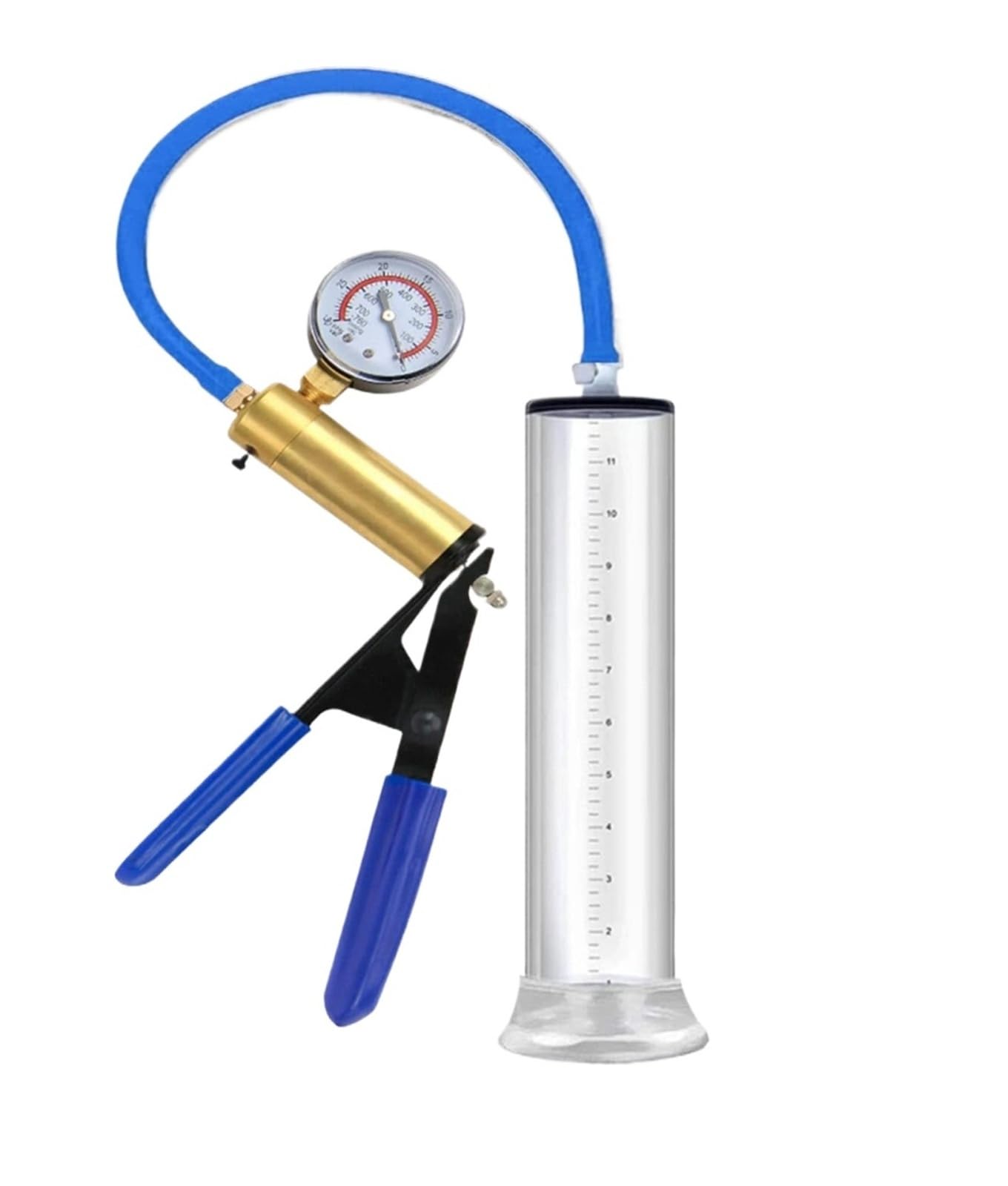 Pompe D'agrandissement Du Pénis Avec Pistolet En Laiton Et Manomètre, Électrique Professionnelle, À Manuelle, Kit De Pour L'agrandissement