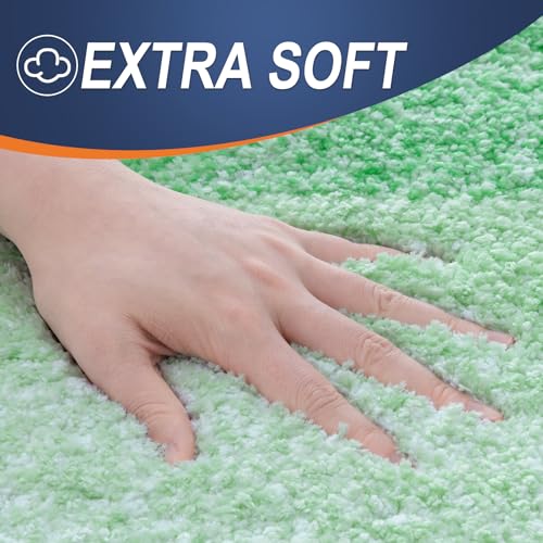 image for OLANLY Luxury Toilet Rugs U-Shaped 24x20, Extra Soft and Absorbent Mic