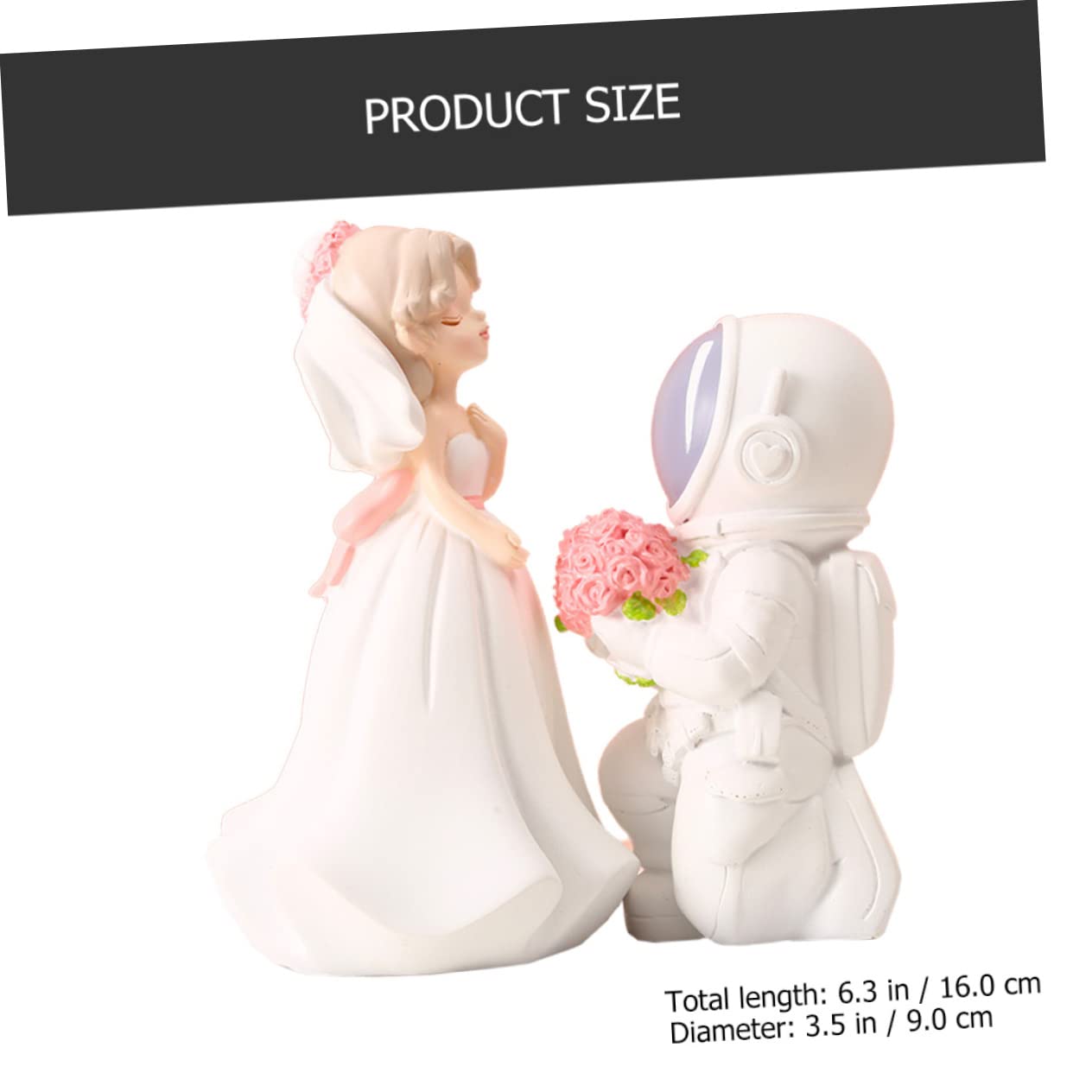 1paar Brautpaar Figuren Resin Hochzeitsdeko Cake Topper Für Verlobung Und Jubiläen Puppen Als Tischdeko Für Braut Und Bräutigam