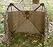 AUSCAMOTEK Leafy Hunting Blind Portable Ground Blind, Quick Setup Lightweight Deer Blind Camouflage Tent Brown