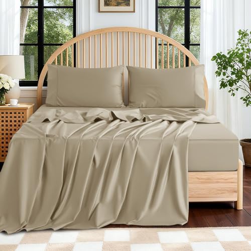 SONORO KATE 100% Egyptian Cotton Sheets Queen Size - 600