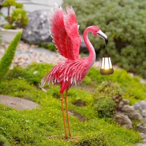 6-tlg. Mini Flamingo Deko Set - Niedliche Figuren Mit Kronen Für Tisch & Regal