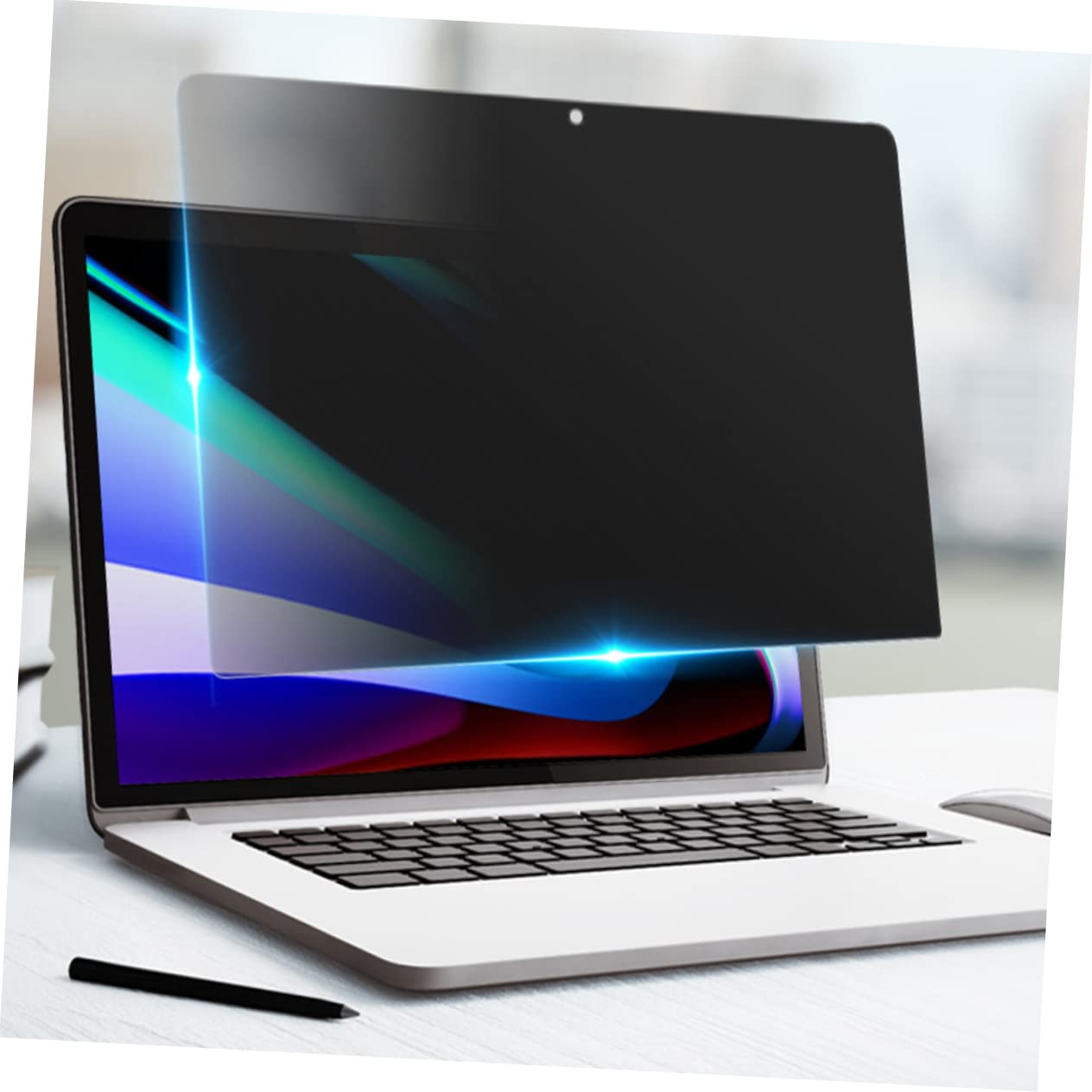SHINEOFI 2 Piezas Protector de Pantalla de Privacidad para Instalación Antirreflejo Oleofóbico Protección de y Privacidad para Oficina y Uso Personal