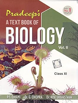 Paperback Pradeep's a Text Book of Biology for Class 11 - Vol. 1 & 2 Book