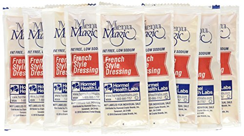 Menu Magic Fat Free French Style Dressing, 0.42-Ounce Portion Packs (Pack of 200)
