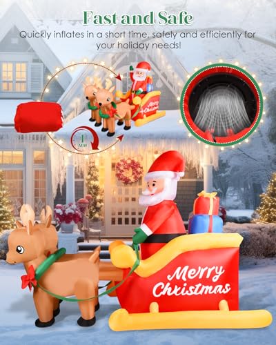 7FT-Christmas-Inflatables-Outdoor-DecorationsSanta-on-Sleigh-with-Reindeers-with-LED-Lights-for-Holiday-Decorations-Indoor-Outdoor-Christmas-Decorations-Yard-Garden-Decor 7FT Christmas Inflatables Outdoor DecorationsSanta on Sleigh with Reindeers with LED Lights for Holiday Decorations Indoor Outdoor Christmas Decorations Yard Garden Decor
