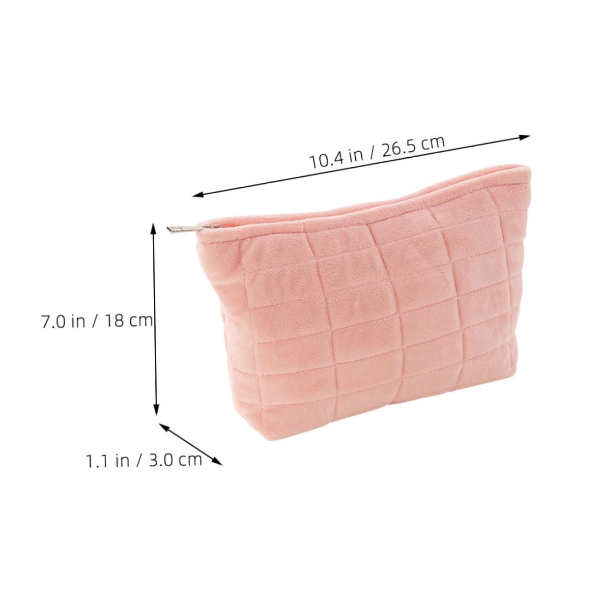 GALPADA 5pezzi Borsa Da Make-up Peluche Portatile Capacità Per Cosmetici e Accessori Organizer Multifunzionale Per Ufficio e Viaggi